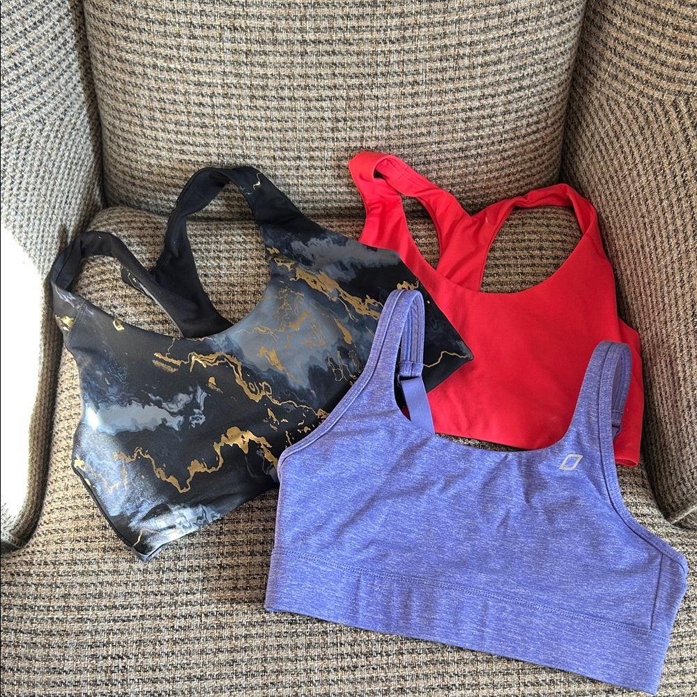 Set of Three Sports Bras